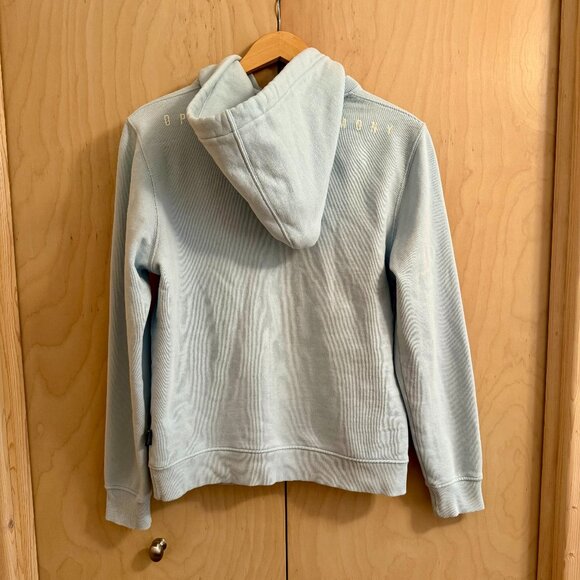 Rare Vintage Inspired Esprit Open Ceremony Baby Blue Pullover Hoodie in XS - Picture 4 of 14